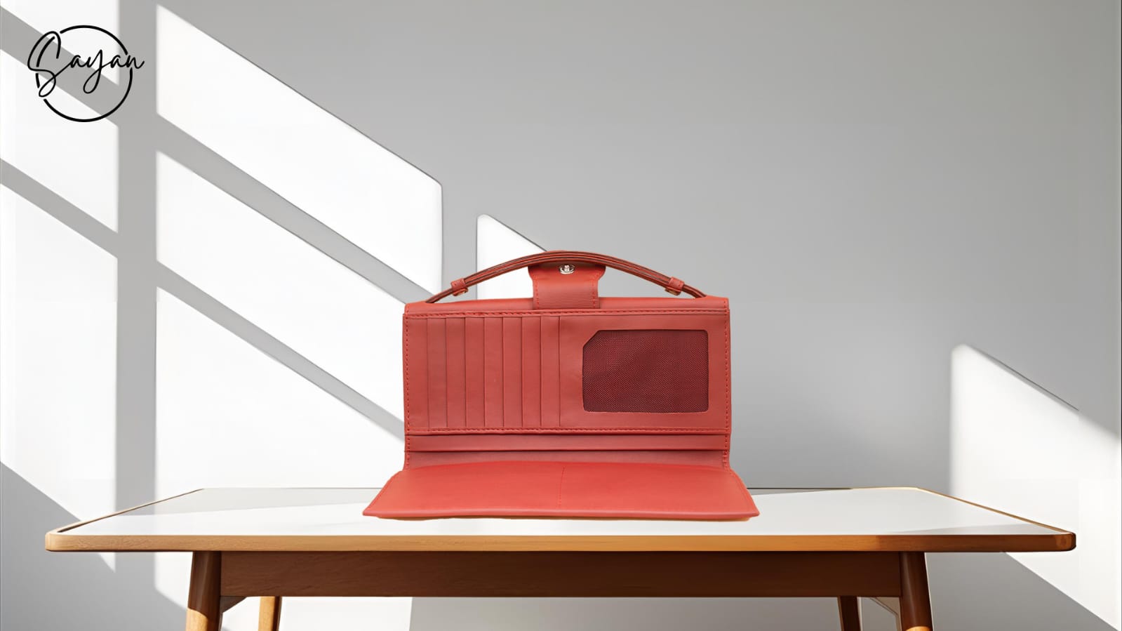 Lather Women Long Wallet