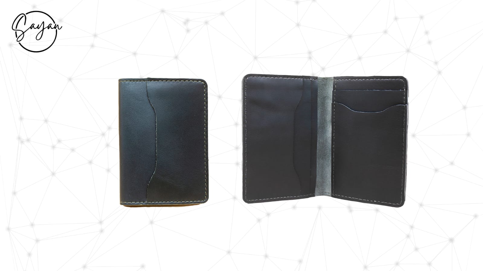Unisex Leather Bifold Wallet
